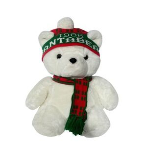 1986 SANTA BEAR Dayton Hudson Christmas Plush w/Hat/Scrf Santabear 16"